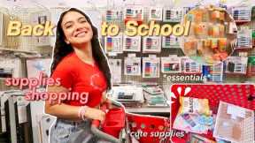 SCHOOL SUPPLIES SHOPPING + backpack essentials 2022 !!! *aesthetic supplies*
