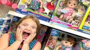 Toy Shopping at Walmart for Baby Alive Sweet Tears Baby Doll