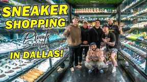 SHOPPING AT SNEAKER STORES IN DALLAS! *They Had CRAZY Unreleased Shoes*