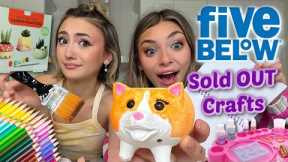 Trying Five Below Sold Out Crafts! Worth the hype? Cringe Warning! lol *FUnNy*