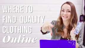 How to Shop Online for Quality Clothing | The 8 Best Online Sites!