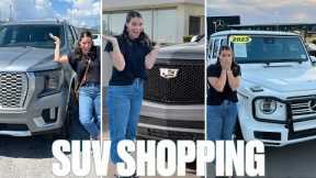SHOPPING FOR A NEW FAMILY CAR | BUYING THE PERFECT FULL SIZE SUV FOR A BIG FAMILY