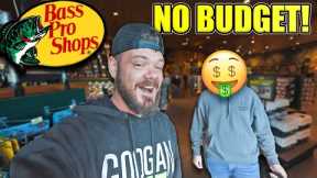 Taking Strangers On UNLIMITED Fishing Shopping Challenge! (NO BUDGET!)
