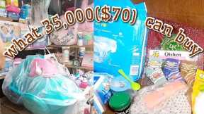 Shopping Baby's Essential |What #35,000 ($60) Got for baby #2 In A Local Nigeria Market