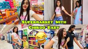 🤣Lots of Supermarket Shopping With Chikoo Baby [Funny Comedy] My Mummy looking like my sister 👧