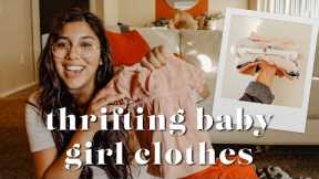 THRIFTING BABY GIRL CLOTHES  ||  HUGE THRIFT HAUL!