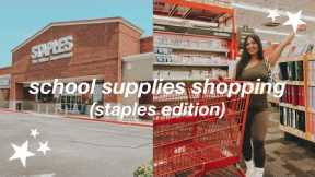 college school supplies shopping vlog + giveaway 2022 | staples