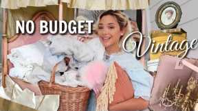 No budget VINTAGE EVERYTHING shopping spree!