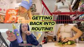 Getting back into routine! (grocery shopping + Target haul!)