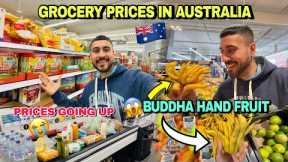 GROCERY SHOPPING in Australia | BUDDHA HAND FRUIT | GROCERY PRICES GOING UP 😰