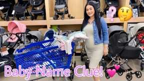 First Time Baby Shopping 👸 Baby Name Clue 💕 Vlogmas #5