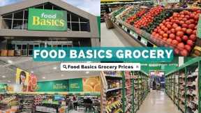 Grocery Shopping on a Budget | Food Basics Grocery Shopping in Canada | Sasti Grocery in Canada