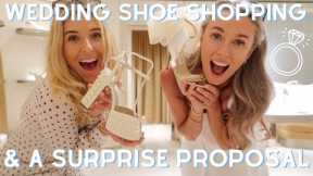 A Surprise Wedding Proposal / Engagement & Wedding Shoe Shopping in Harrods, London & The Polo