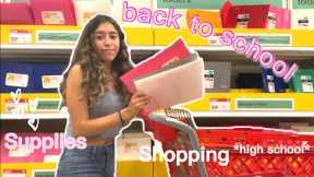 back to school supplies shopping vlog + HAUL 2021 | freshman in high school
