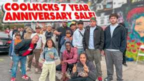 WAITING 24 HOURS FOR THE COOLKICKS ANNIVERSARY SNEAKER SALE!