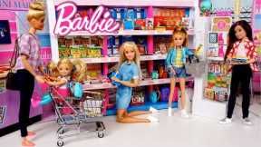 Barbie Dreamhouse Family Goes School Supply Shopping - Toy Supermarket