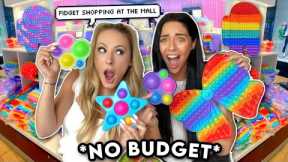 Fidget Toy Shopping at The Mall!🤑💰*Extreme NO BUDGET Challenge*