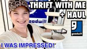 Small But Mighty GOODWILL THRIFTING/THRIFT WITH ME  FOR HOME DECOR AND THRIFT HAUL