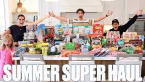 INSANE SUMMER SAM'S CLUB HAUL | KIDS IN CHARGE OF SUMMER GROCERY SHOPPING HAUL