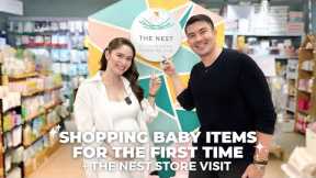 SHOPPING BABY ITEMS FOR THE FIRST TIME + THE NEST STORE VISIT | Jessy Mendiola