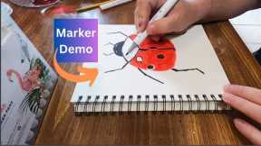 Art Markers for Beginners - Quick Demo - Ohuhu Markers