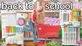 back to school shopping 2023 at target (and haul)