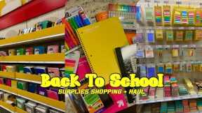 BACK TO SCHOOL SUPPLIES SHOPPING + HAUL 2023 | senior year edition