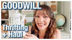 MY JAW DROPPED...I ALMOST DIED! Goodwill Thrift With Me + Thrifting Haul ~ GOODW PRICES!