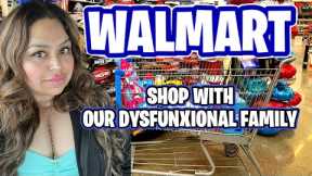 SHOPPiNG AT WALMART FOR A LARGE FAMiLY OF 7! SHOP WiTH OUR DYSFUNXIONAL FAMILY