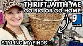 Go BIG or go home THRIFTING IN GOODWILL! Come THRIFT WITH ME & I’LL SHARE MY THRIFT HAUL!