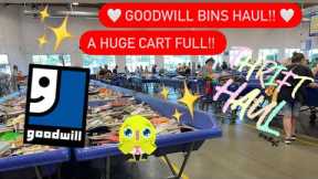Come To Goodwill Bins With Me! Massive Goodwill HAUL! Thrifting For Resale! Part 2!