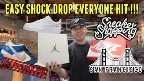 SHOCK DROP EVERYONE HIT !!! SNEAKER SHOPPING VLOG IN SAN FRANCISCO