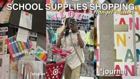 Back to school supplies shopping vlog at target 2023 * freshman year *