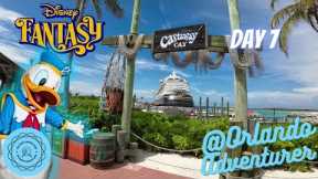 We had the BEST Day at Castaway Cay! | Day 7 Disney Fantasy 2023