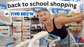 SCHOOL SUPPLY SHOPPING VLOG 2023 | Back to School Shopping at FIVE BELOW