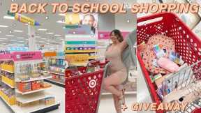 BACK TO SCHOOL SUPPLIES SHOPPING VLOG + GIVEAWAY 2023 *open*