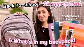 Back to School SHOPPING HAUL | What's in my backpack 2023