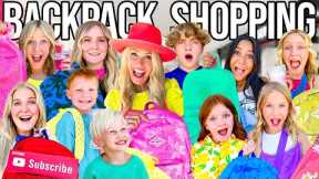 BACKPACK SHOPPiNG for 10 KiDS!! | WHICH ONE?! | BACK TO SCHOOL 2023