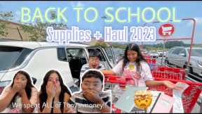 BACK TO SCHOOL SUPPLIES SHOPPING + HAUL 2023