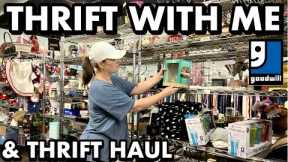 Avoiding confrontation while THRIFTING IN GOODWILL! Come THRIFT WITH ME + THRIFT HAUL