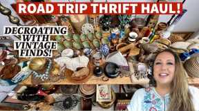YOU WON'T BELIEVE MY THRIFT HAUL! Oregon + California + Nevada Road Trip Thrifting | Styling Vintage