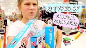 10 Types of people Back To School Shopping