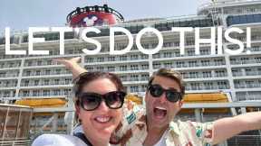 Majestic Beginnings: Embarkation Day on a Disney Cruise from Rome