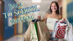 LAST MIDDLE SCHOOL BACK to SCHOOL SHOPPING | Supplies | Clothes | Book bag