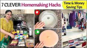 7 Brilliant Kitchen And Home Hacks | NO COST Hacks, Smart Ideas And DIYs | Time & Money Saving Tips