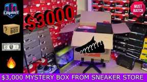 Unboxing a HUGE $3,000 Mystery Box from SNEAKER STORE ( @citystarz9963 ) Was it worth it ???