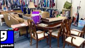 GOODWILL SHOP WITH ME FURNITURE TABLES CHAIRS HOME DECOR KITCHENWARE SHOPPING STORE WALK THROUGH