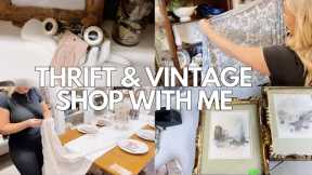 Thrift & Antique Shop With Me & Haul | Vintage Home Decor Shopping | Brandy Jackson
