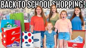 BACK to SCHOOL SHOPPING 2023! Clothing HAUL and NEW Shoes for MY 6 KiDS!