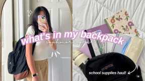what's in my backpack 2023 *sophomore year* ✩ school supplies haul